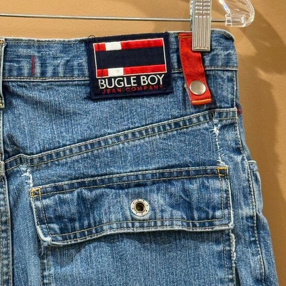 Vintage Bugle Boy Jeans Mens Carpenter Baggy Wide Leg Size 32x30 RARE - Picture 6 of 12